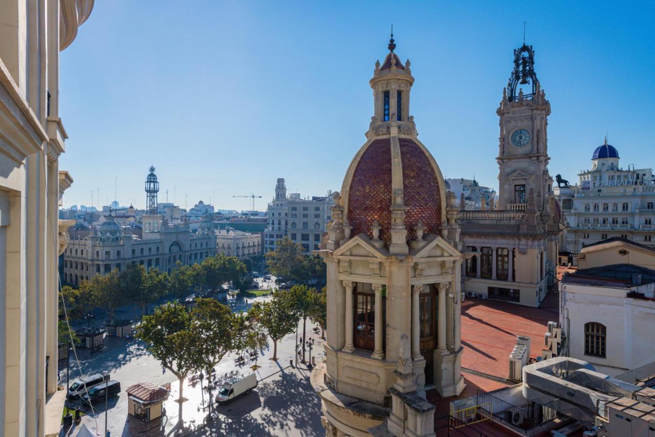 Ferienwohnung Ayuntamiento Panoramic Valencia Exterior foto