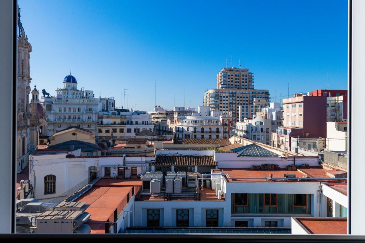Ferienwohnung Ayuntamiento Panoramic Valencia Exterior foto
