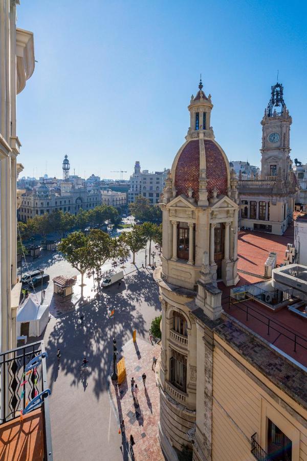 Ferienwohnung Ayuntamiento Panoramic Valencia Exterior foto