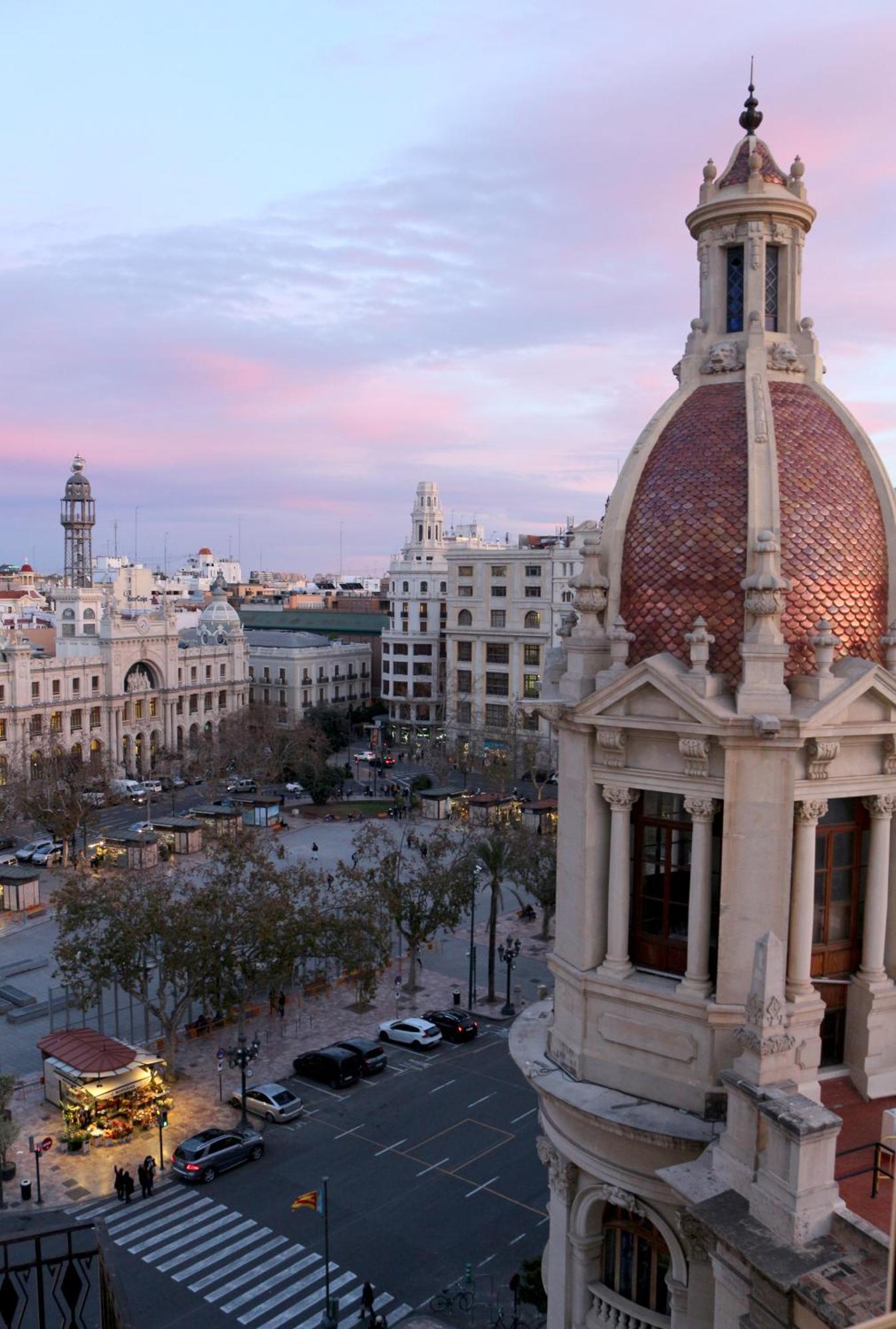 Ferienwohnung Ayuntamiento Panoramic Valencia Exterior foto