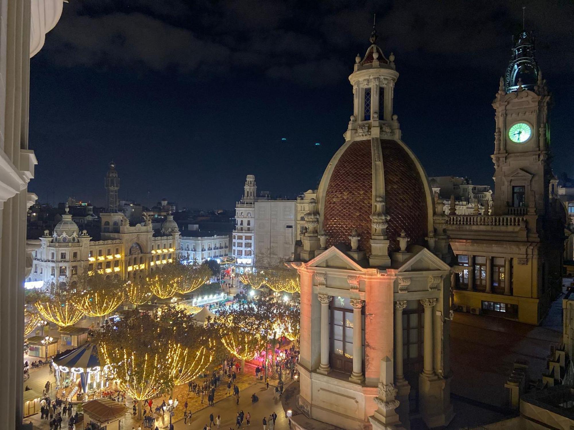 Ferienwohnung Ayuntamiento Panoramic Valencia Exterior foto